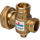 SVM-0050-327007 STOUT Термостатический смесительный клапан G 1"M-G 1"1/2 F-G 1"M 70°С SVM-0050-327007 STOUT Термостатический смесительный клапан G 1"M-G 1"1/2 F-G 1"M 70°С