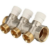 Фото smb 6851 013403 stout коллектор распределительный 1", 3 отвода 3/4"ек SMB 6851 013403 STOUT Коллектор распределительный 1", 3 отвода 3/4"ЕК