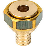Фото sfa-0019-001634 stout переходник с накидной гайкой 16xg 3/4" для труб из сшитого полиэтилена аксиальный SFA-0019-001634 STOUT Переходник с накидной гайкой 16xG 3/4" для труб из сшитого полиэтилена аксиальный