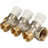 Фото smb 6851 343403 stout коллектор распределительный 3/4", 3 отвода 3/4"ек SMB 6851 343403 STOUT Коллектор распределительный 3/4", 3 отвода 3/4"ЕК