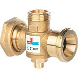 SVM-0050-326006 STOUT Термостатический смесительный клапан G 1"1/2M-G 1"1/2F-G 1"M 60°С SVM-0050-326006 STOUT Термостатический смесительный клапан G 1"1/2M-G 1"1/2F-G 1"M 60°С